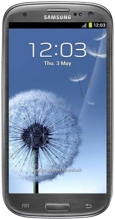 Смартфон Samsung Galaxy S3 GT-I9300 16Gb Titanium grey - Искитим
